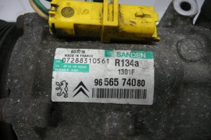 Sprężarka klimatyzacji Sanden SD7C16 1301F 9648138980 6453RE