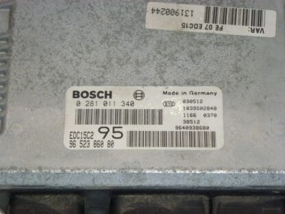 ECU Bosch EDC15C2 dziewicze 96523868080 0281011340