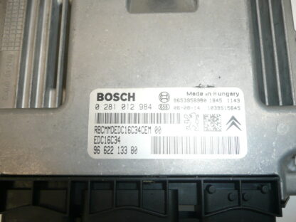 Sterownik Bosch EDC16C34 Citroën Peugeot 0281012984 9662213380