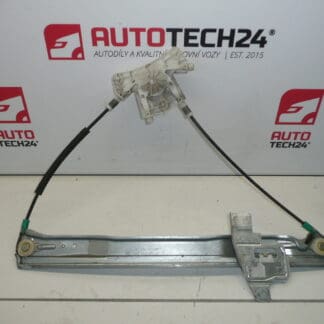 Peugeot 407 Mechanizm zwijania lewego okna 9644893580 9221Q6