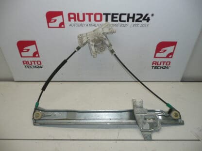 Peugeot 407 Mechanizm zwijania lewego okna 9644893580 9221Q6