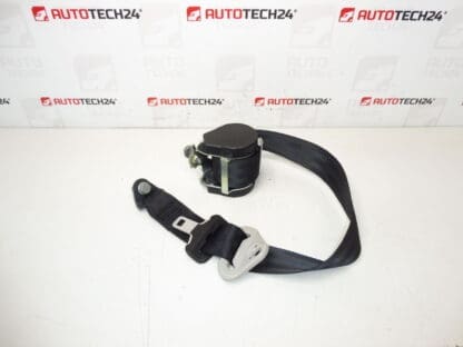 Prawy tylny pas bezpieczeństwa Peugeot 207 96738807xx 8975xq