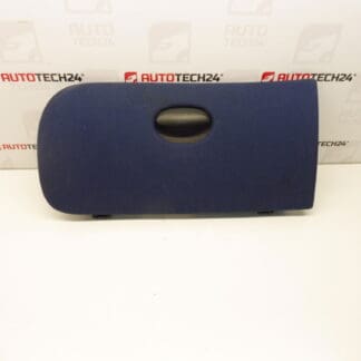 Osłona schowka podręcznego niebieska materiałowa Peugeot 206 96415289US 8214SK