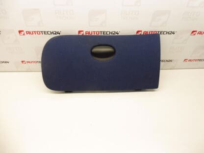 Osłona schowka podręcznego niebieska materiałowa Peugeot 206 96415289US 8214SK