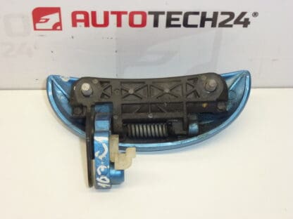 Klamka drzwi przednich prawych Citroën C1 Peugeot 107 niebieski metalik 9101AH