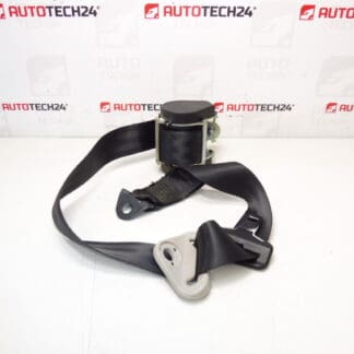 Lewy tylny pas bezpieczeństwa Peugeot 207 96587861xx 8975J9