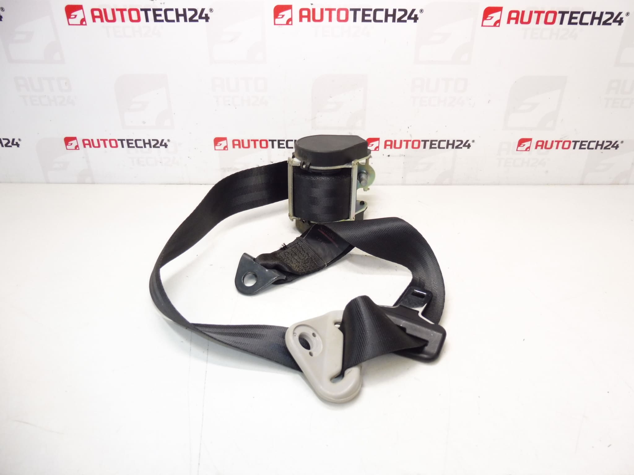 Lewy tylny pas bezpieczeństwa Peugeot 207 96587861xx 8975J9